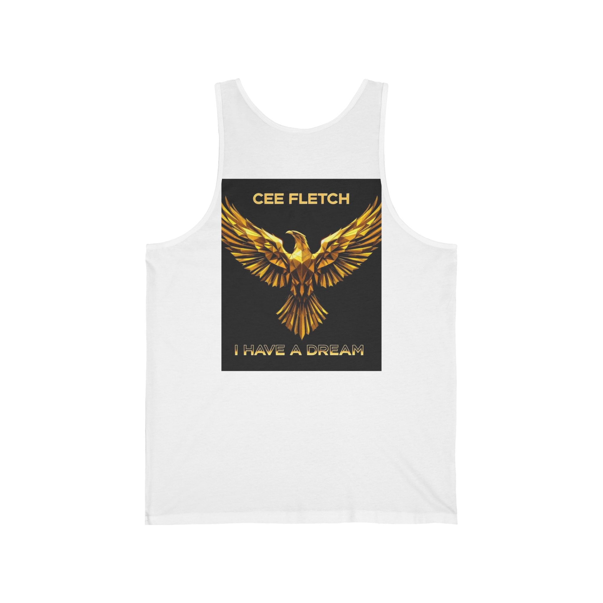 Cee Fletch 'I Have a Dream' Gold Eagle Tank Top